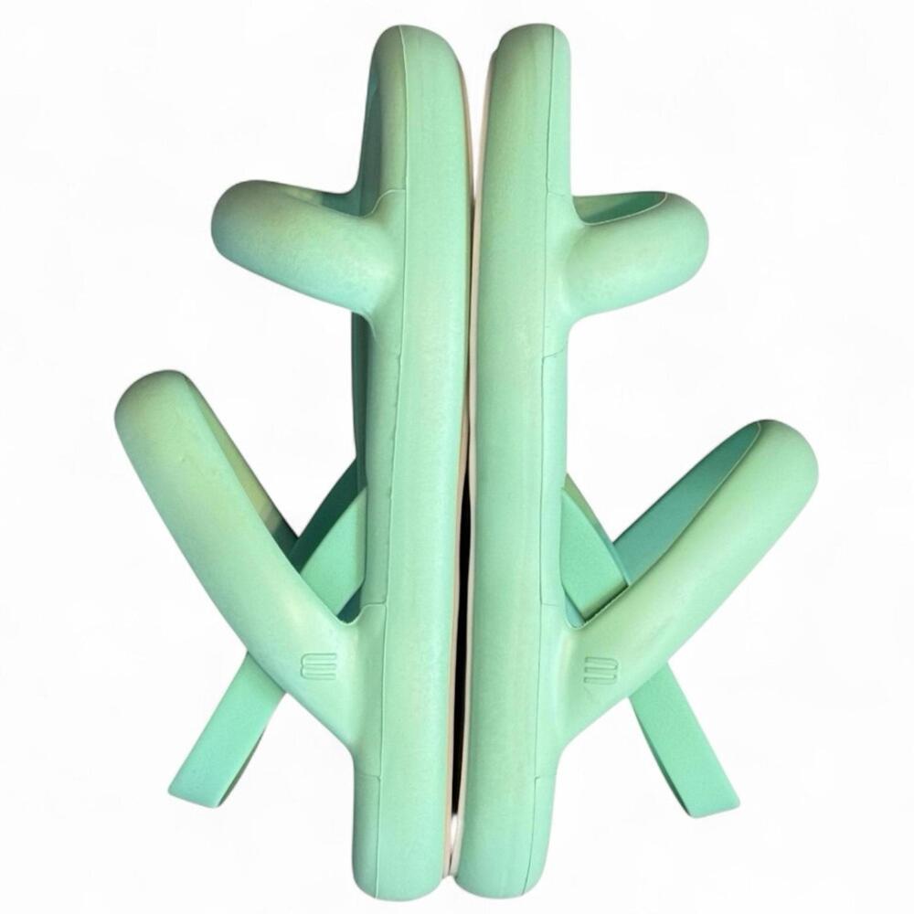 Melissa Free Mint Green Puffer Jelly Slingback Sandals Shoes Slingback Size 6 - Picture 5 of 8
